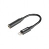 Cable Convertidor Boya BY-K3 3.5mm TRRS (female) a Lightning  (male)