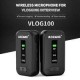 Micrófono Lavalier inalámbrico Acemic VLOG100 V1,Micrófono Lavalier Inalámbrico Acemic D-130,Micrófono Lavalier Dual VidPro XM-