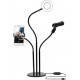 Soporte con lámpara, para Celular y micrófono Top ZJ312,Brazo Articulado Faithwinning 7" Deluxe,Brazo Articulado Faithwinning 1