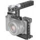 Soporte Jaula Neewer para Sony A6600 con maneral superior,Micrófono Shotgun Saramonic CamMic,Micrófono Lavalier Dual Boya BY-M1