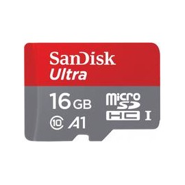 Tarjeta SanDisk Ultra microSDHC de 16GB 98MB/s