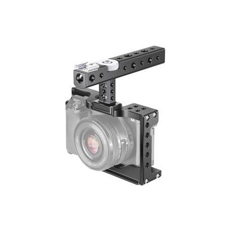 Soporte Jaula Neewer para Sony A6600 con maneral superior,Filtro Magenta Polar Pro P1002,Filtro Polarizado Polar Pro P1003,Filt