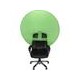 Fondo Redondo Verde Chromagreen Faithwinning para Silla de 110 cms