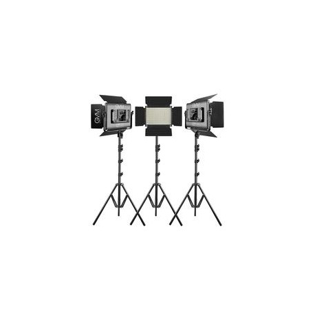Kit de Banderas Digital Juice Pro Flag Kit (24 x 36),Kit de 3 lámparas GVM 1000D-3L,ElGato Stream Deck Mini,Micrófono Lavalier 