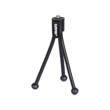 Minitripié Sunpak con patas flexibles,Estuche Sunpak para Tripié,Pedestal para Lámpara Neewer de 2.60m,Soporte Jaula Ikan STR-B