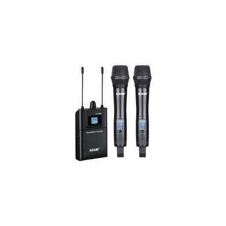 Kit 2 Micros Mano Inalámbricos Acemic DV-500 H+H