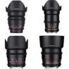 Kit de 4 Lentes Rokinon Cine DS Lens Montura Sony E (16mm, 35mm, 50mm y 85mm)