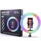 Lámpara de Anillo de 12" RGB MJ33 con Pedestal