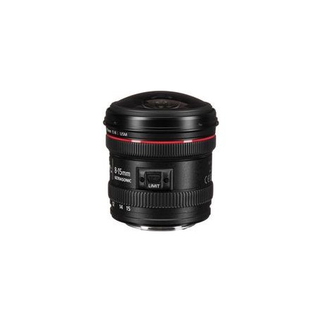 Lente Canon EF 8-15mm f/4L USM Ultra Wide Zoom (Ojo de Pescado)